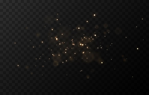 Vector magic glow. Sparkling light, sparkle dust png. Sparkling magical dust. Christmas light.