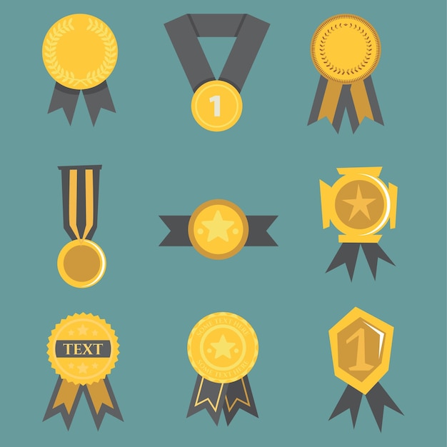 Vector medal