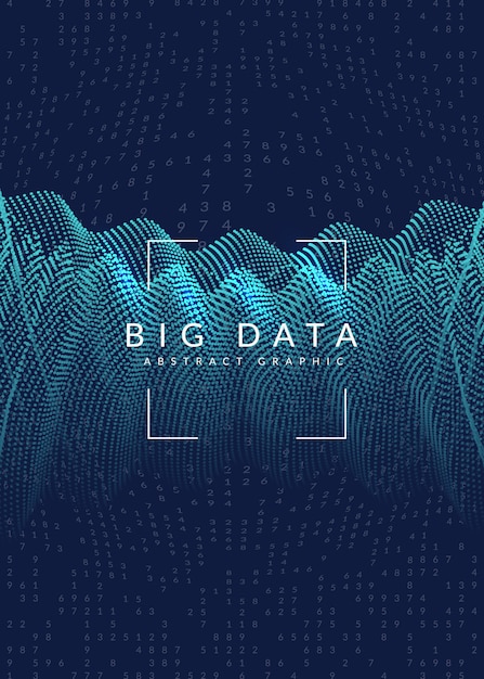 Visualization cover design. Technology for big data