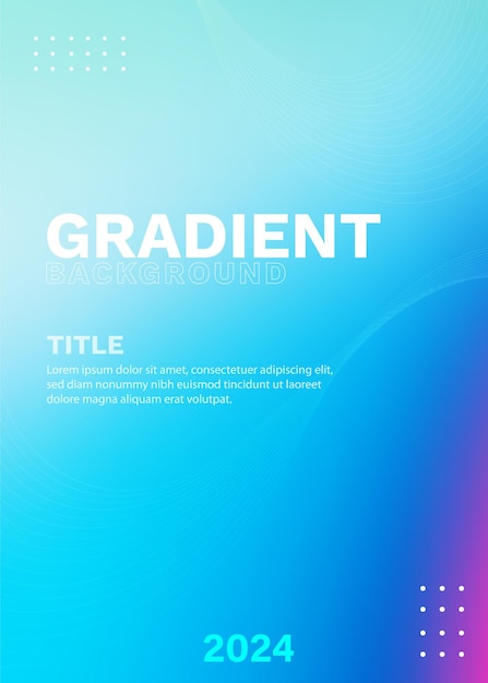 Vector vivid blurred colorful wallpaper blue gradient background