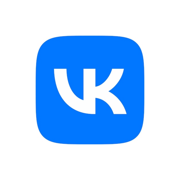 VK social icon vector