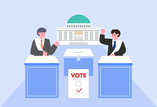 Voting and Election concept