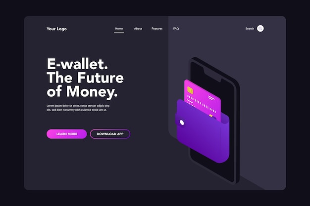 Wallet Landing Page