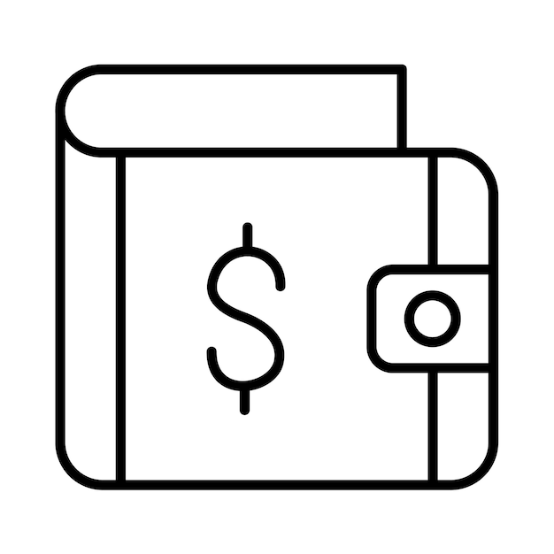 Wallet Line Illustration