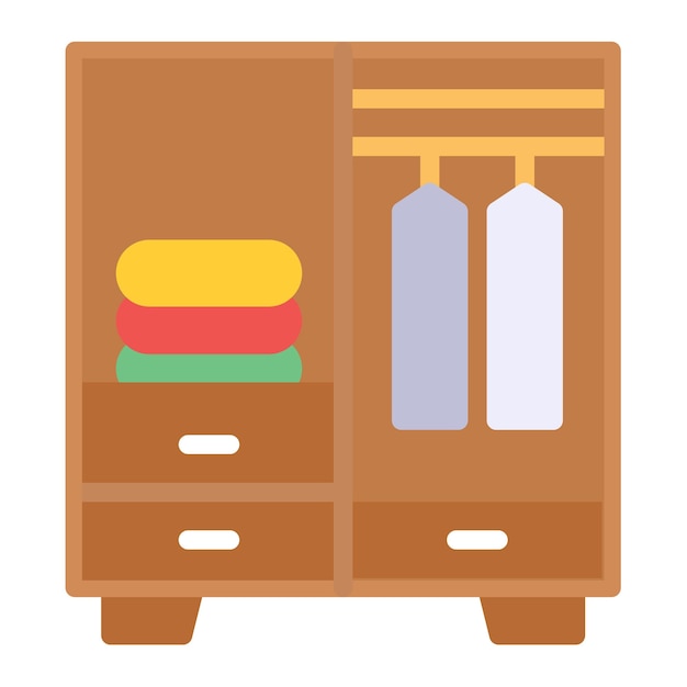 Wardrobe Vector Illustration