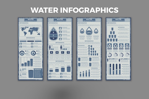 Water Infographic Design Template