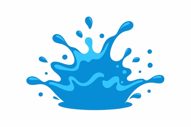 Water splash vector illustration A