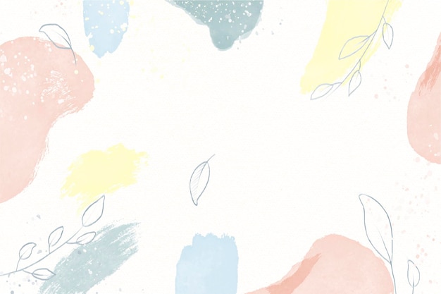 Vector watercolor background free vector