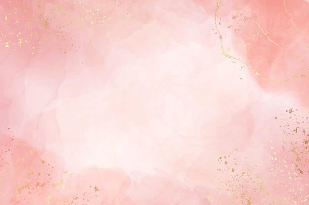 watercolor background with golden crackers