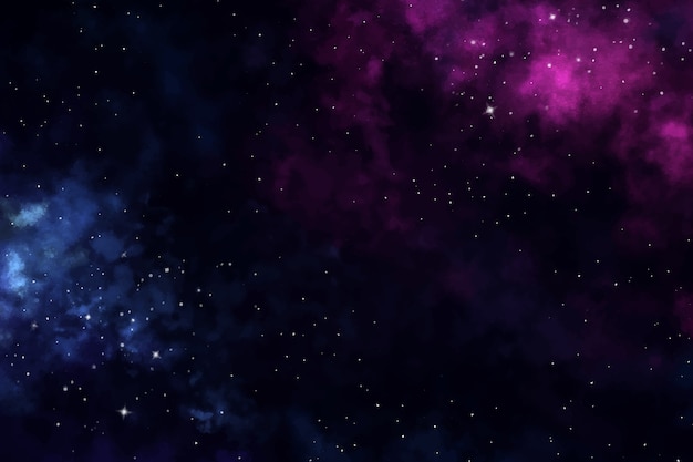 Watercolor galaxy background