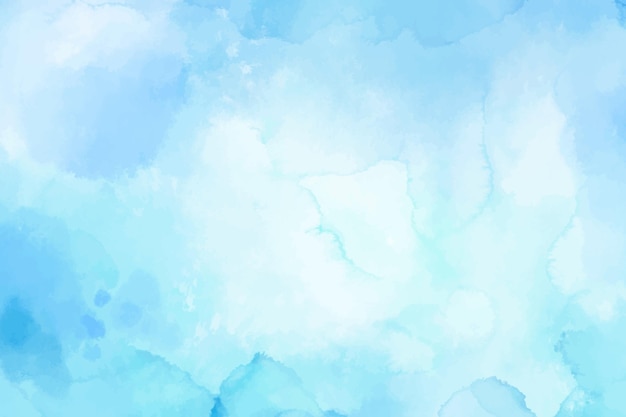 Watercolour background with light blue stains