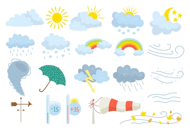 Weather elements set