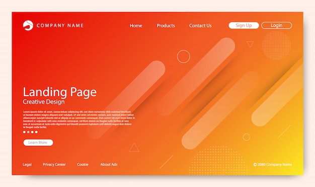 Website Landing Page