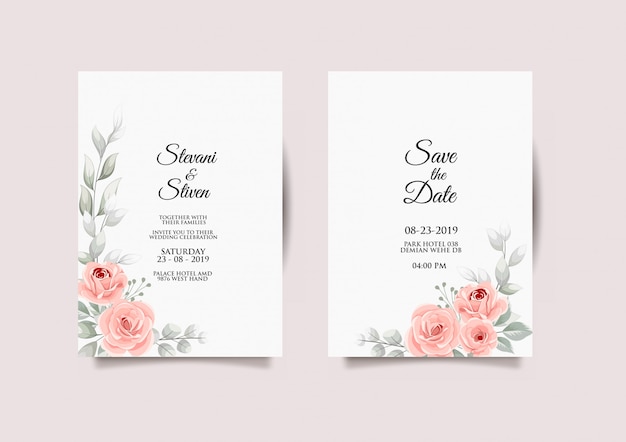 wedding invitation template designs