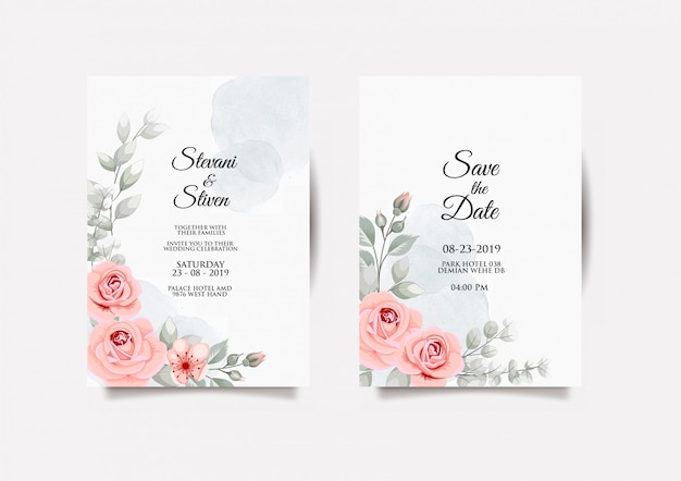 wedding invitation template designs