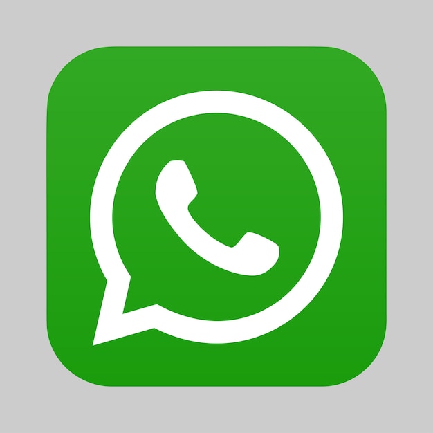 Vector whatsapp logo square icon