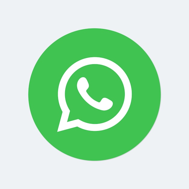 Vector whatsapp vector social media icon