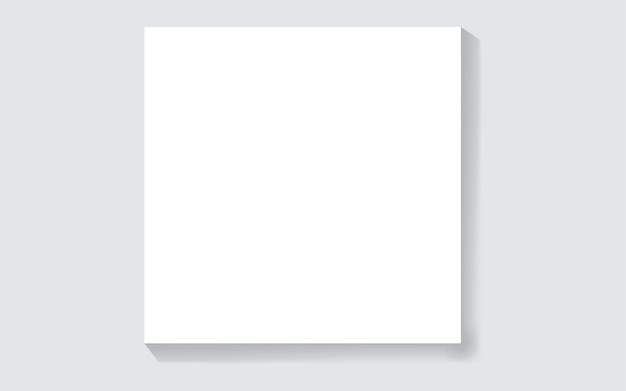 Vector white blank business id card mockup template vector art