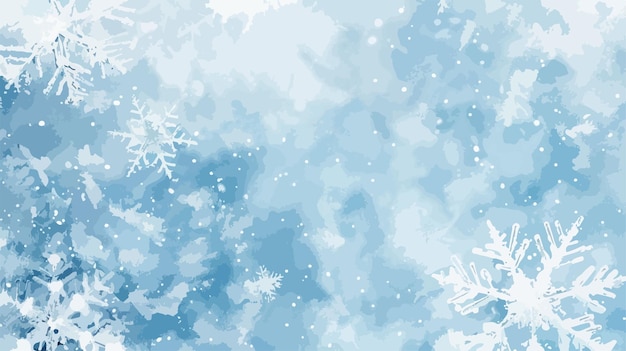 Vector white blue snow cover texture winter land background