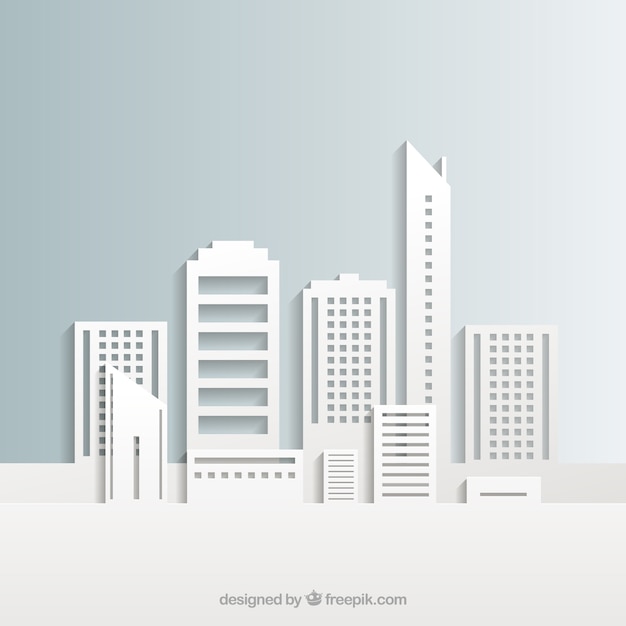 White city buildings