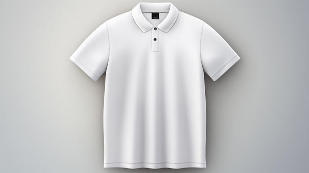 Vector a white polo shirt with a white collar and a collar that says quot t shirt quot