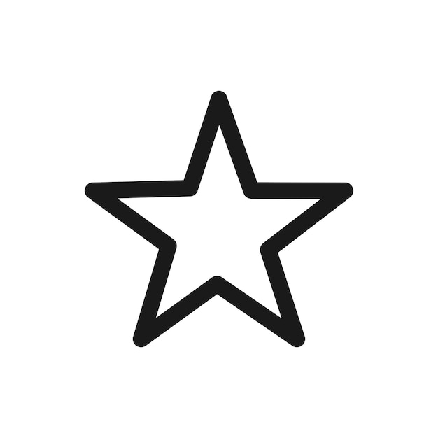 white star Vector icon star Icon Vectorstar iconstaricon vector Line stars