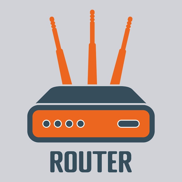 Vector wifi router icon4