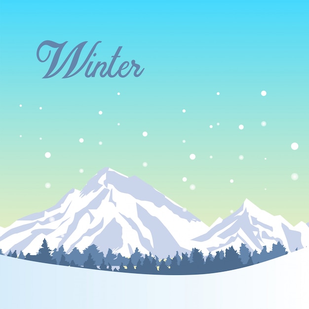 Vector winter