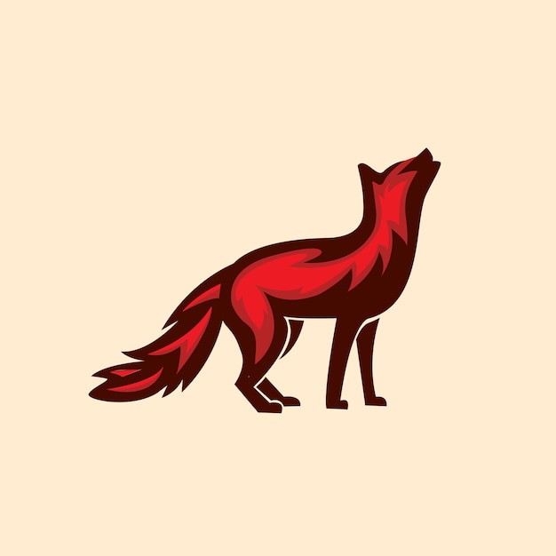 Wolf illustration logo