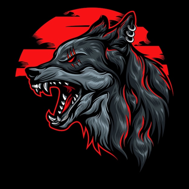 Wolf illustration