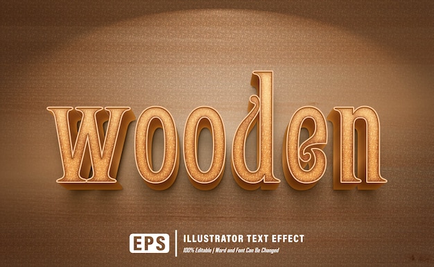 wooden effect - editable 