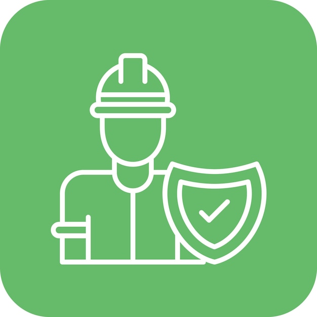 Vector work safety icon vector image can be used for factory