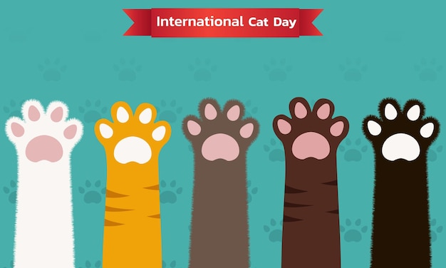 World Cat Day concept.