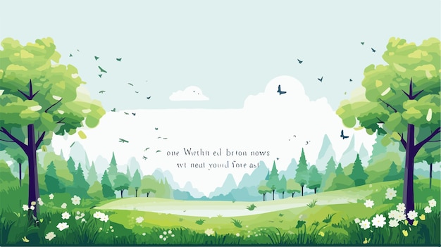 Vector world environment day design card stock vector