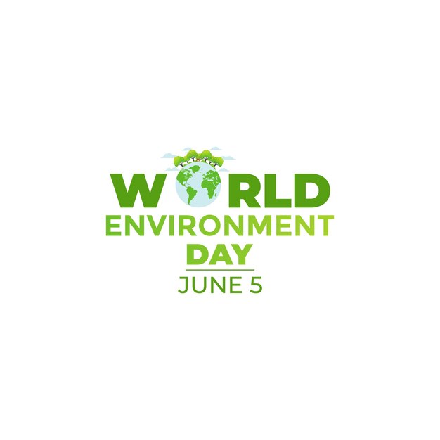 Vector world environment day education and campaigns on the importance of protecting nature social media