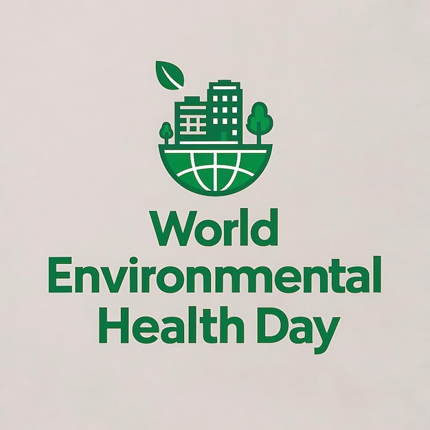 Vector world environmental health day celebration vector image illustration