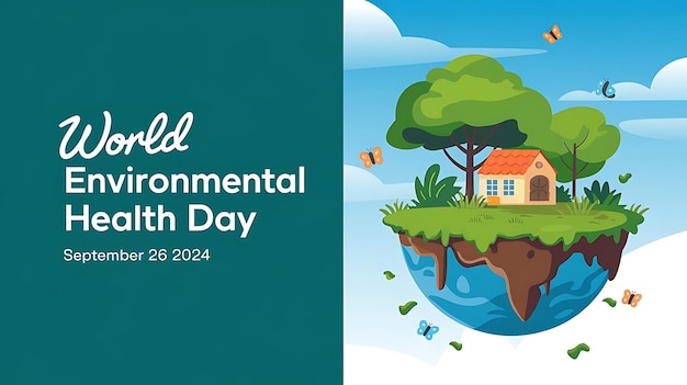 Vector world environmental health day vector image illustration