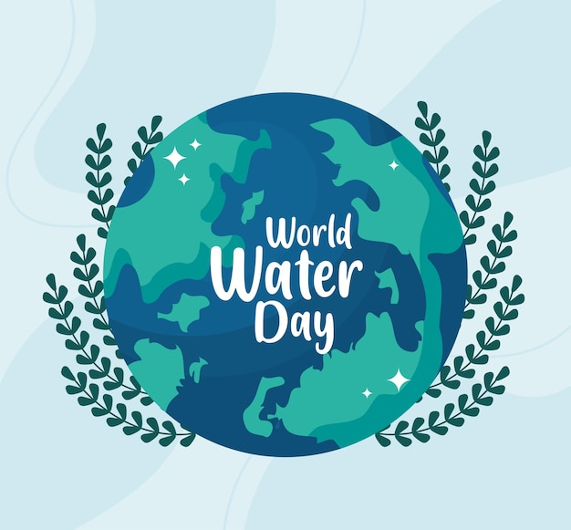 World water day illustration