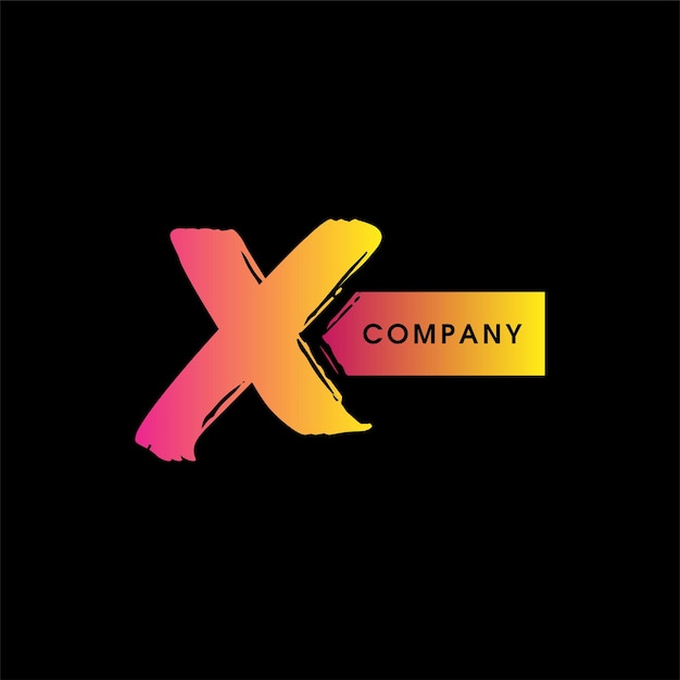 X Design Logo, X Shape Logo, Festival Logo