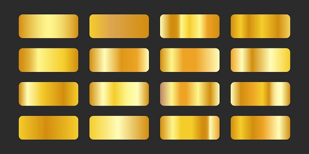 Yellow gold gradients metallic gradientsgolden gradients background swatches