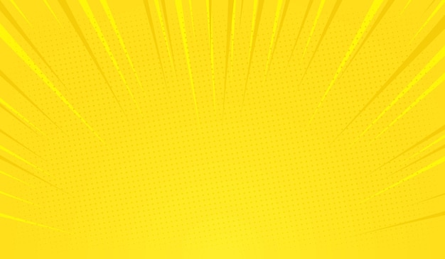 yellow halftone comic cartoon background