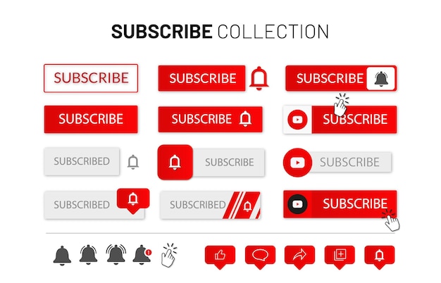 Youtubesubcribebuttonfreevector