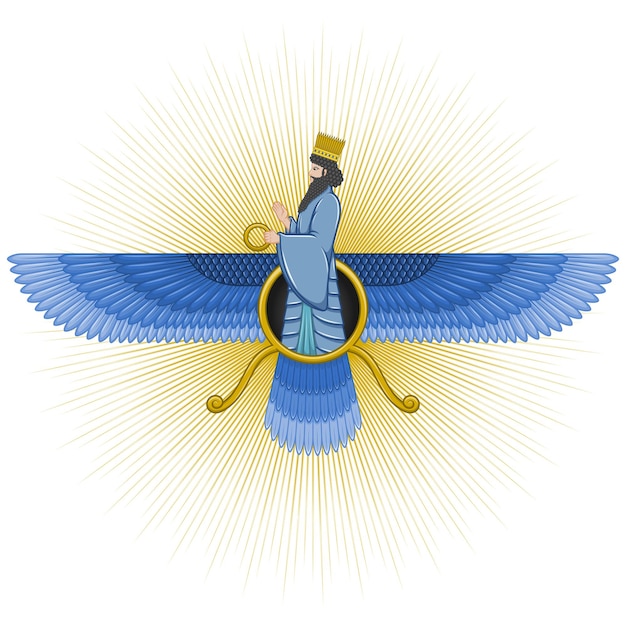 Zoroastrian Symbol Design