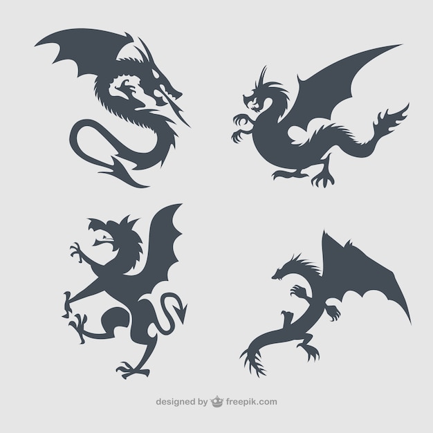 Kolekcja sylwetki Dragons