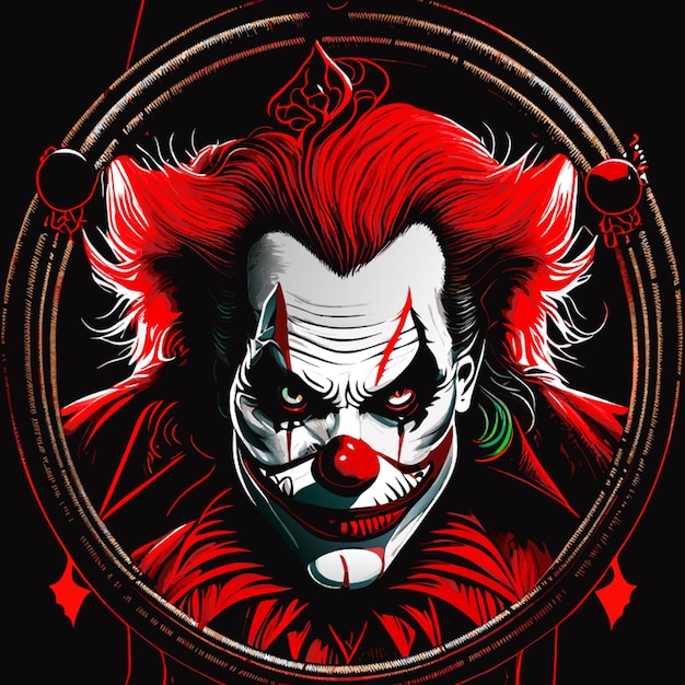 łapacz snów wysoki szczegółowy realistyczny joker dobry styl anatomii plise perde ilustracja wektorowa