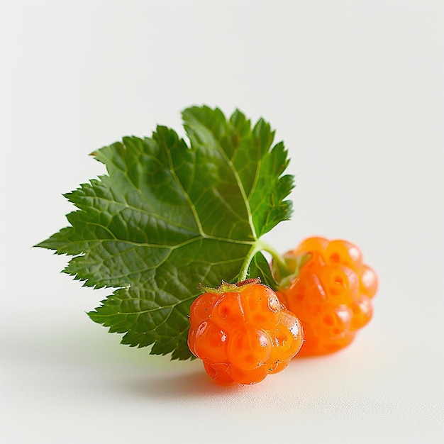 Cloudberry Fresh Close Up na białym tle