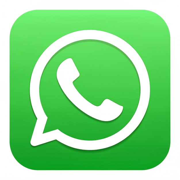 Zdjęcie ikonka whatsaap logo3d ikonka whatsapp