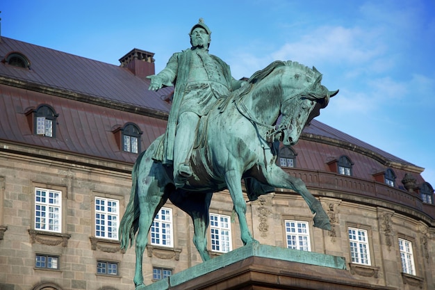 Zdjęcie pałac christiansborg w kopenhadze dania