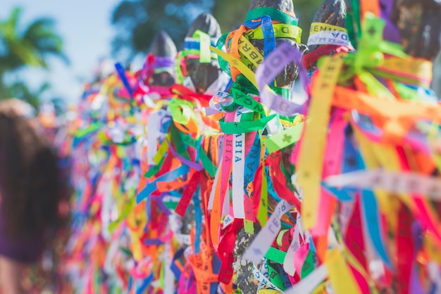 Zdjęcie salvador bahia brazylia 04 stycznia 2019 r. wierni świętują pierwszy piątek roku 2019 w igreja do senhor do bonfim