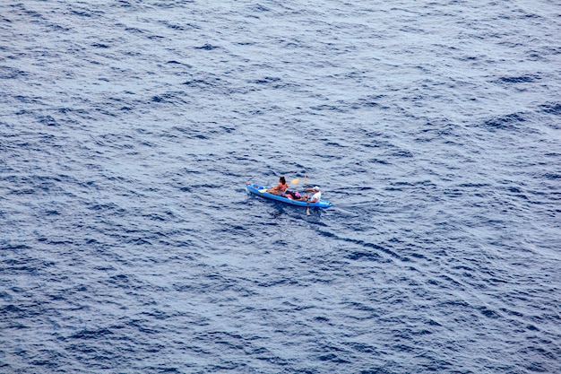 Spływy kajakowe na morzu Lampedusa